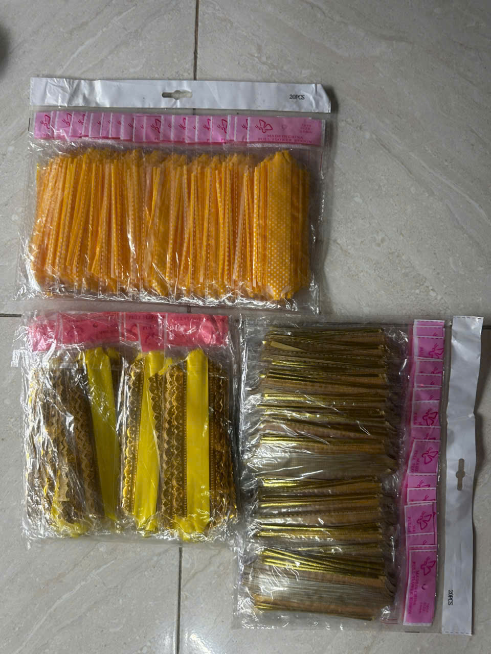 Nguyên phụ liệu giỏ quà 11