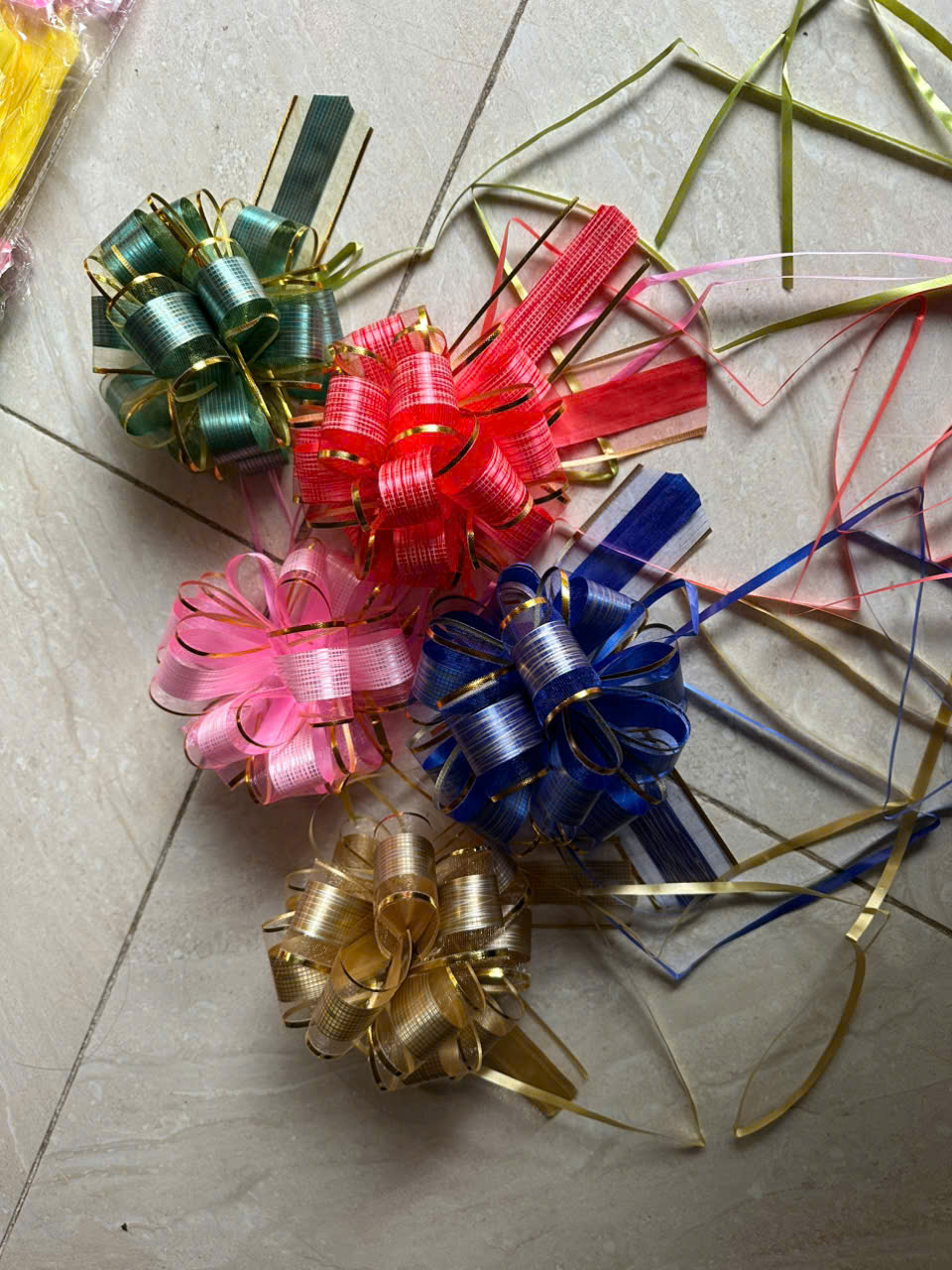 Nguyên phụ liệu giỏ quà 25