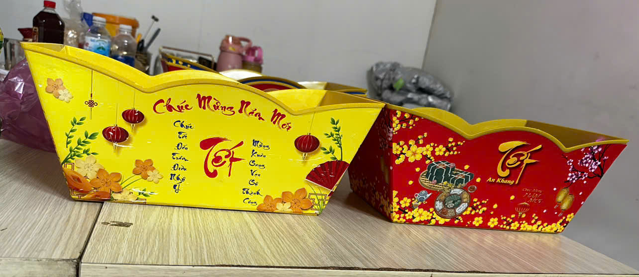 Nguyên phụ liệu giỏ quà 37